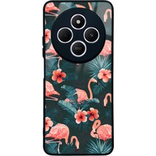 Spoyi Xiaomi Redmi A4 Flamingo Leaf Tasarımlı Glossy Telefon Kılıfı