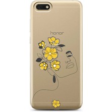 Spoyi Huawei Y5 2018 Headflow Tasarımlı Süper Şeffaf Telefon Kılıfı