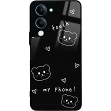 Spoyi Vivo Y19 Don't Touch Tasarımlı Glossy Telefon Kılıfı