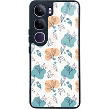 Spoyi Vivo V40 Lite Minik Yapraklar Tasarımlı Glossy Telefon Kılıfı