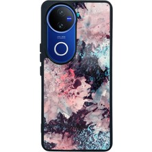 Spoyi Vivo V50 Renk Patlaması Tasarımlı Glossy Telefon Kılıfı