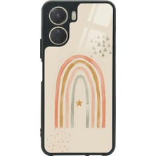 Spoyi Vivo Y16 Suluboya Art Tasarımlı Glossy Telefon Kılıfı