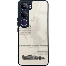 Spoyi Vivo V40 Lite Ferrari Tasarımlı Glossy Telefon Kılıfı