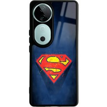 Spoyi Vivo V40 Superman Tasarımlı Glossy Telefon Kılıfı