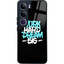 Spoyi Vivo V40 Lite Uzay Motto Tasarımlı Glossy Telefon Kılıfı