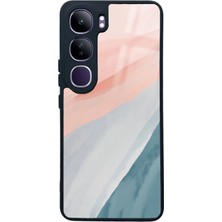 Spoyi Vivo V40 Lite Watercolor Tasarımlı Glossy Telefon Kılıfı