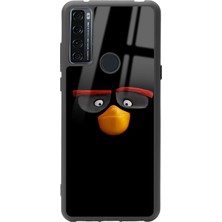 Spoyi Tcl 20 Se Black Tasarımlı Glossy Telefon Kılıfı