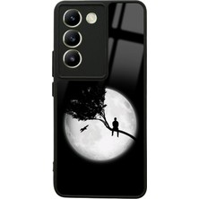 Spoyi Vivo V30 Lite Aya Bakış Tasarımlı Glossy Telefon Kılıfı