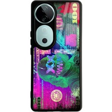 Spoyi Vivo V40 Joker Dolars Tasarımlı Glossy Telefon Kılıfı