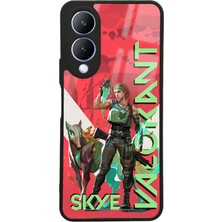 Spoyi Vivo Y17S Valorant Skye Tasarımlı Glossy Telefon Kılıfı