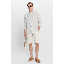 Altınyıldız Classics Slim Fit Dar Kesim %100 Pamuk Yan Cep Şort