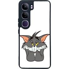 Spoyi Vivo V40 Lite Tom Tasarımlı Glossy Telefon Kılıfı