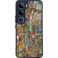 Spoyi Vivo V40 Lite R/place Hatıra Tasarımlı Glossy Telefon Kılıfı