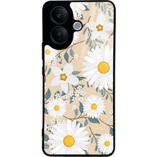 Spoyi Vivo V60 Lite Büyük Papatya Tasarımlı Glossy Telefon Kılıfı