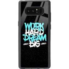 Spoyi Samsung Note 8 Uzay Motto Tasarımlı Glossy Telefon Kılıfı