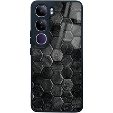 Spoyi Vivo V40 Lite Taşlar Tasarımlı Glossy Telefon Kılıfı
