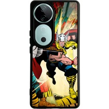 Spoyi Vivo V40 Thor Tasarımlı Glossy Telefon Kılıfı