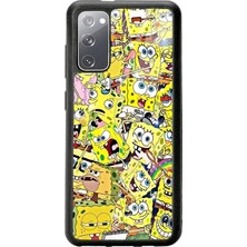 Spoyi Samsung S20 Sünger Bob Tasarımlı Glossy Telefon Kılıfı