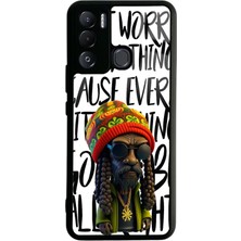 Spoyi Tecno Pova Neo Bob Marley Tasarımlı Glossy Telefon Kılıfı