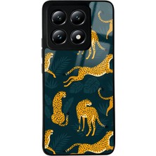 Spoyi Xiaomi Mi 14T Leaf Leopar Tasarımlı Glossy Telefon Kılıfı