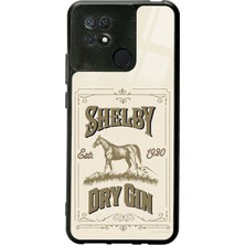 Spoyi Xiaomi Redmi 10C Peaky Blinders Shelby Dry Gin Tasarımlı Glossy Telefon Kılıfı