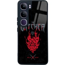 Spoyi Vivo V40 Lite Witcher 3 Fire Tasarımlı Glossy Telefon Kılıfı