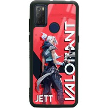 Spoyi Tcl 20E Valorant Jett Tasarımlı Glossy Telefon Kılıfı