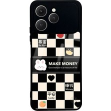 Spoyi Tecno Spark 40 Make Money Tasarımlı Glossy Telefon Kılıfı