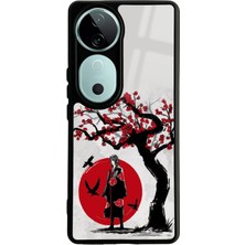 Spoyi Vivo V40 Yaşam Ağacı Tasarımlı Glossy Telefon Kılıfı