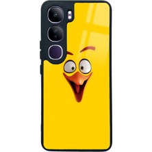 Spoyi Vivo V40 Lite Yellow   Tasarımlı Glossy Telefon Kılıfı