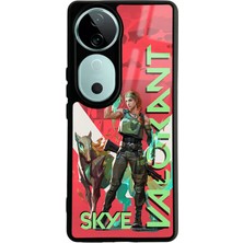 Spoyi Vivo V40 Valorant Skye Tasarımlı Glossy Telefon Kılıfı