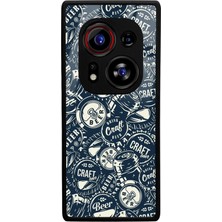 Spoyi Tecno Phantom X2 Pro Drink Tasarımlı Glossy Telefon Kılıfı