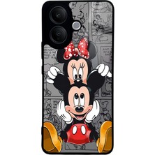Spoyi Vivo V60 Lite Micky And Minnie Tasarımlı Glossy Telefon Kılıfı