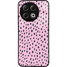 Spoyi Tecno Spark 30 Pro Pembe Benek Tasarımlı Glossy Telefon Kılıfı