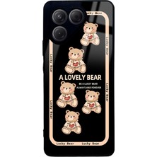 Spoyi Tecno Pova 7 Lucky Bear Tasarımlı Glossy Telefon Kılıfı