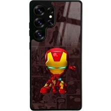 Spoyi Samsung S25 Ultra Iron Man Tasarımlı Glossy Telefon Kılıfı
