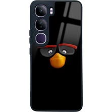 Spoyi Vivo V40 Lite Black Tasarımlı Glossy Telefon Kılıfı