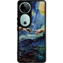 Spoyi Vivo V40 El Ele Tasarımlı Glossy Telefon Kılıfı