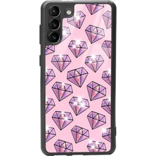 Spoyi Samsung S-21 Plus Diamond Tasarımlı Glossy Telefon Kılıfı