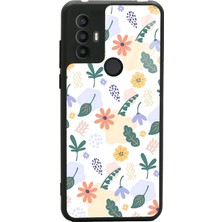 Spoyi Tcl 30 Se Minik Çiçekler Tasarımlı Glossy Telefon Kılıfı
