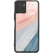Spoyi Vivo Y15S Watercolor Tasarımlı Glossy Telefon Kılıfı