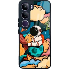 Spoyi Vivo V40 Lite Baby Astronaut Tasarımlı Glossy Telefon Kılıfı
