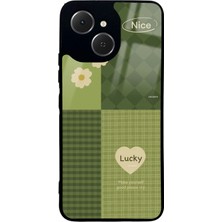 Spoyi Tecno Spark 40C Lucky Tasarımlı Glossy Telefon Kılıfı