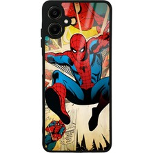 Spoyi Samsung A06 Spider-Man Örümcek Adam Tasarımlı Glossy Telefon Kılıfı
