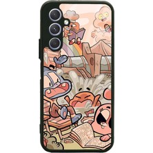 Spoyi Samsung A54 Gumball Tasarımlı Glossy Telefon Kılıfı