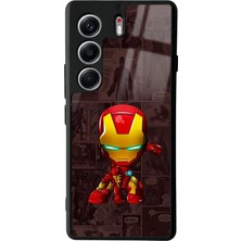 Spoyi Tecno Camon 40 Pro Iron Man Tasarımlı Glossy Telefon Kılıfı