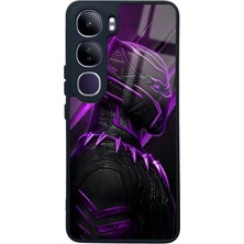 Spoyi Vivo V40 Lite Black Panter Tasarımlı Glossy Telefon Kılıfı