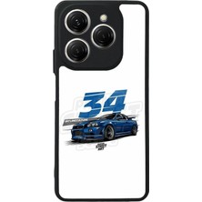 Spoyi Tecno Spark 20 Pro Skyline Tasarımlı Glossy Telefon Kılıfı