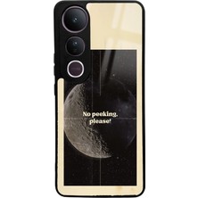 Spoyi Vivo V50 Lite Peeking Tasarımlı Glossy Telefon Kılıfı