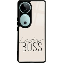 Spoyi Vivo V40 Lady Boss Tasarımlı Glossy Telefon Kılıfı